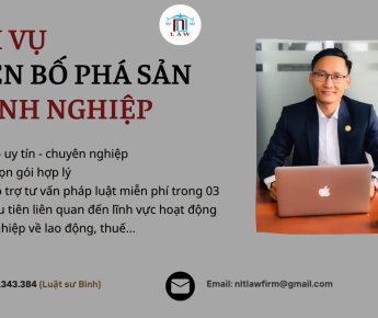 DỊCH VỤ MỞ THỦ TỤC TUYÊN BỐ PHÁ SẢN.