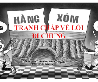 TRANH CHẤP LỐI ĐI CHUNG