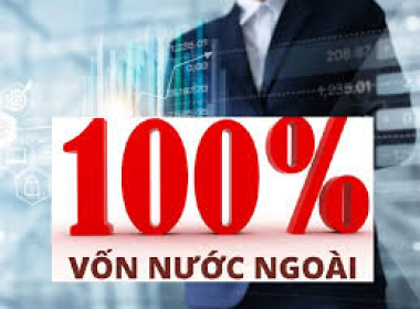 THÀNH LẬP CÔNG TY 100% VỐN NƯỚC NGOÀI 