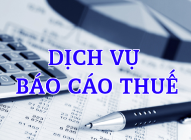 DỊCH VỤ BÁO CÁO THUẾ   