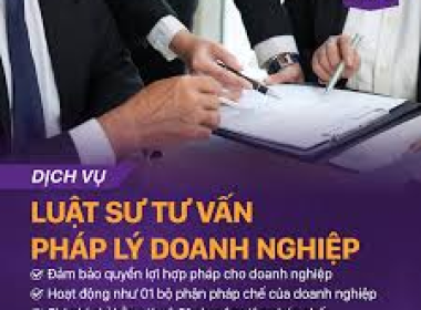 DỊCH VỤ LUẬT SƯ TƯ VẤN DOANH NGHIỆP 