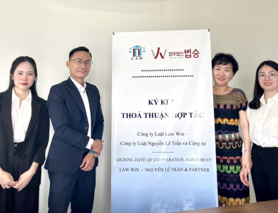 CÔNG TY LUẬT NGUYỄN LÊ TRẦN KÝ KẾT HỢP TÁC VỚI CÔNG TY LUẬT LAW WIN