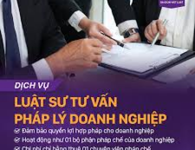 DỊCH VỤ LUẬT SƯ TƯ VẤN DOANH NGHIỆP 